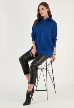 LELA MaglioneRoyal Blue Donna Maglieria L6S21I05I-K11 -Lela 1e777b9c161a4e4fa04d0d7918778e6b