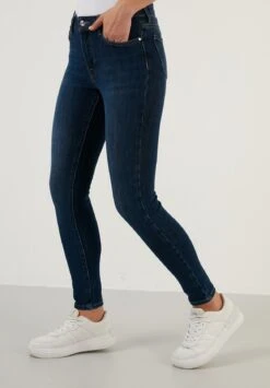 LELA Slim Fit - Jeans Skinny Fit - Dark Blue 11 LELA Slim Fit - Jeans Skinny Fit - Dark Blue -Lela 1f2d23d4ba1f40f8a7d90aec9d0ba37d