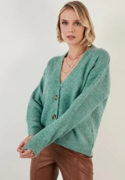 LELA Cardigan - Mint -Lela 1f5626c7adbc40d89d0051cea6269920