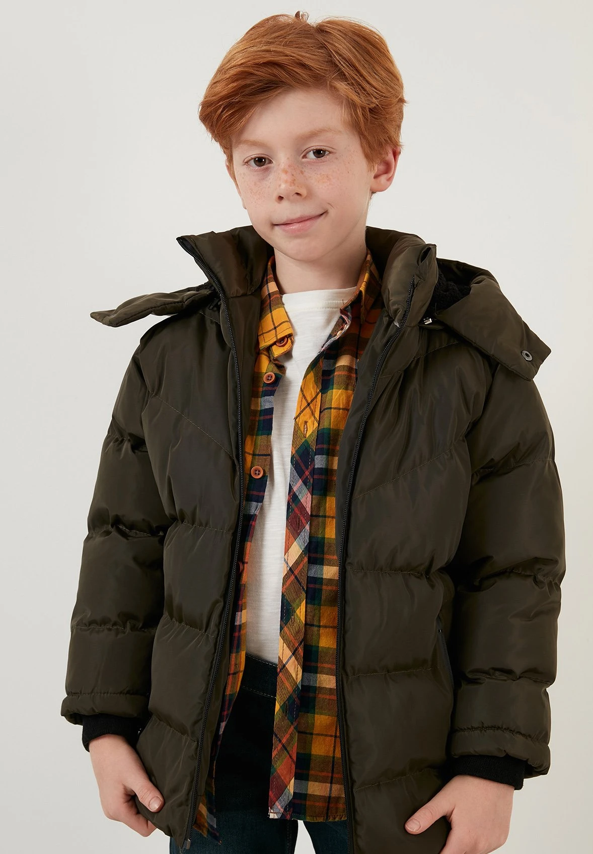 LELA Cappotto InvernaleKhaki Bambini Abbigliamento Outwear L6S24L00O-N11 2 LELA Cappotto InvernaleKhaki Bambini Abbigliamento Outwear L6S24L00O-N11 - immagine 2