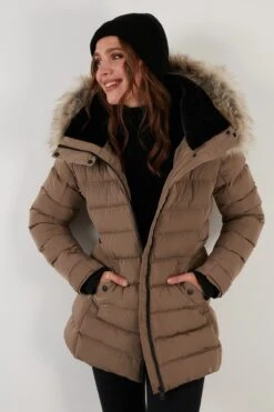 LELA Regular FitCappotto InvernaleCamel Donna Cappotti L6S21U003-B11 -Lela 227b881913b849b199a78b4f52246ec6