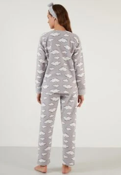 LELA Regular FitPigiamaGrey Donna Intimo Notte E Loungewear L6S81P003-C11 9 LELA Regular FitPigiamaGrey Donna Intimo Notte E Loungewear L6S81P003-C11 -Lela 229f63ccf17947b2a2143ba6ce1b5f10