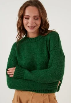 LELA MaglioneGreen Donna Maglieria L6S21I02B-M11 -Lela 22b317120d924034ace28ef57e37f1e7