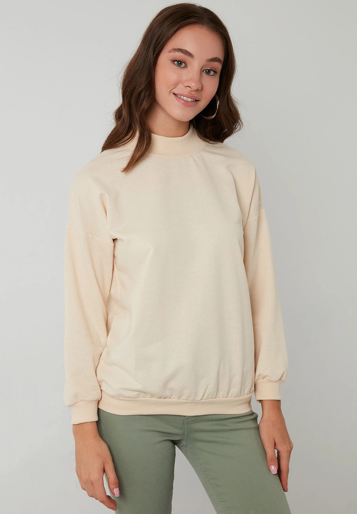 LELA Regular FitFelpaStone Colored Donna Felpe L6S21J00D-C11 4 LELA Regular FitFelpaStone Colored Donna Felpe L6S21J00D-C11 - immagine 4