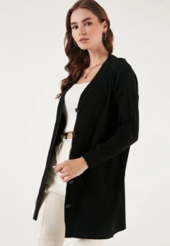 LELA CardiganBlack Donna Maglieria L6S21I05D-Q11 -Lela 2477b469b7e8424db59360876d3f99ff