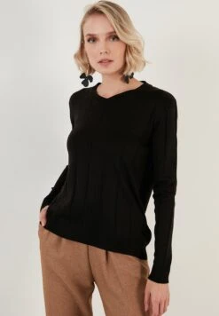 LELA Regular FitMaglioneBlack Donna Maglieria L6S21I03Y-Q11 -Lela 288bef24739442f69f2f92e5af1284d4