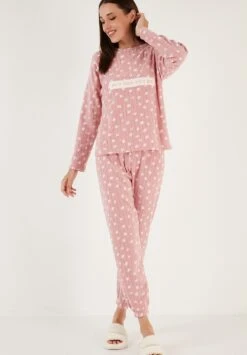 LELA Regular FitPigiamaPowder Pink Donna Intimo Notte E Loungewear L6S81P00U-J11