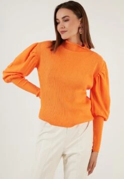 LELA Regular FitMaglioneOrange Donna Maglieria L6S21I04E-H11 -Lela 2a60145e410a4ec4a5b6fd883eeb7e8f