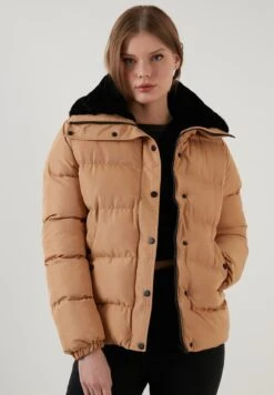 LELA High Collar Inflatable - Giacca Invernale - Camel -Lela 2a82e3fa0f92457aa9d8fa618b02ea36