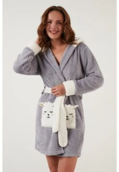 LELA Regular FitAccappatoioGrey Donna Intimo Notte E Loungewear L6S81S000-C11 -Lela 2b952f75a93c40b6930bdee80eecf03d