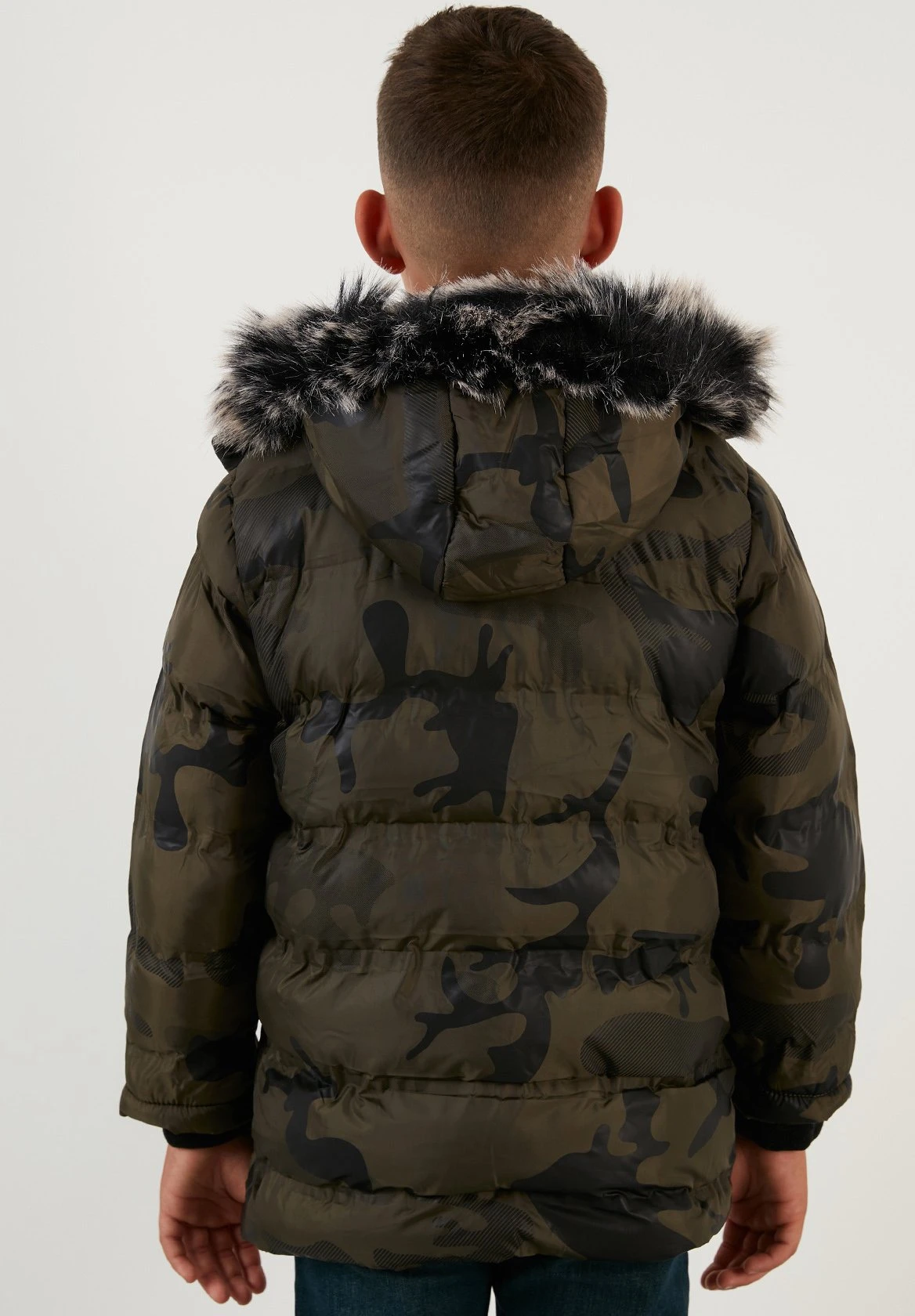 LELA Cappotto InvernaleKhaki Bambini Abbigliamento Outwear L6S24L00J-N11 2 LELA Cappotto InvernaleKhaki Bambini Abbigliamento Outwear L6S24L00J-N11 - immagine 2