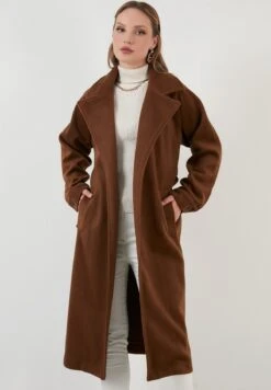 LELA Loose FitCappotto ClassicoBrown Donna Cappotti L6S21U01D-O11 -Lela 2e620f5094f34634904541070ab91974