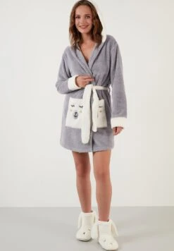 LELA Regular FitAccappatoioGrey Donna Intimo Notte E Loungewear L6S21C01B-C11 -Lela 2e8a65cb34a64979a5af4d8bc137bf40