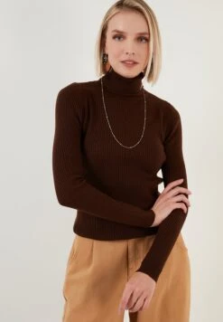 LELA Regular FitMaglioneBrown Donna Maglieria L6S21I039-O11 -Lela 326e3ea57e3f45158a96be60d3eb6935