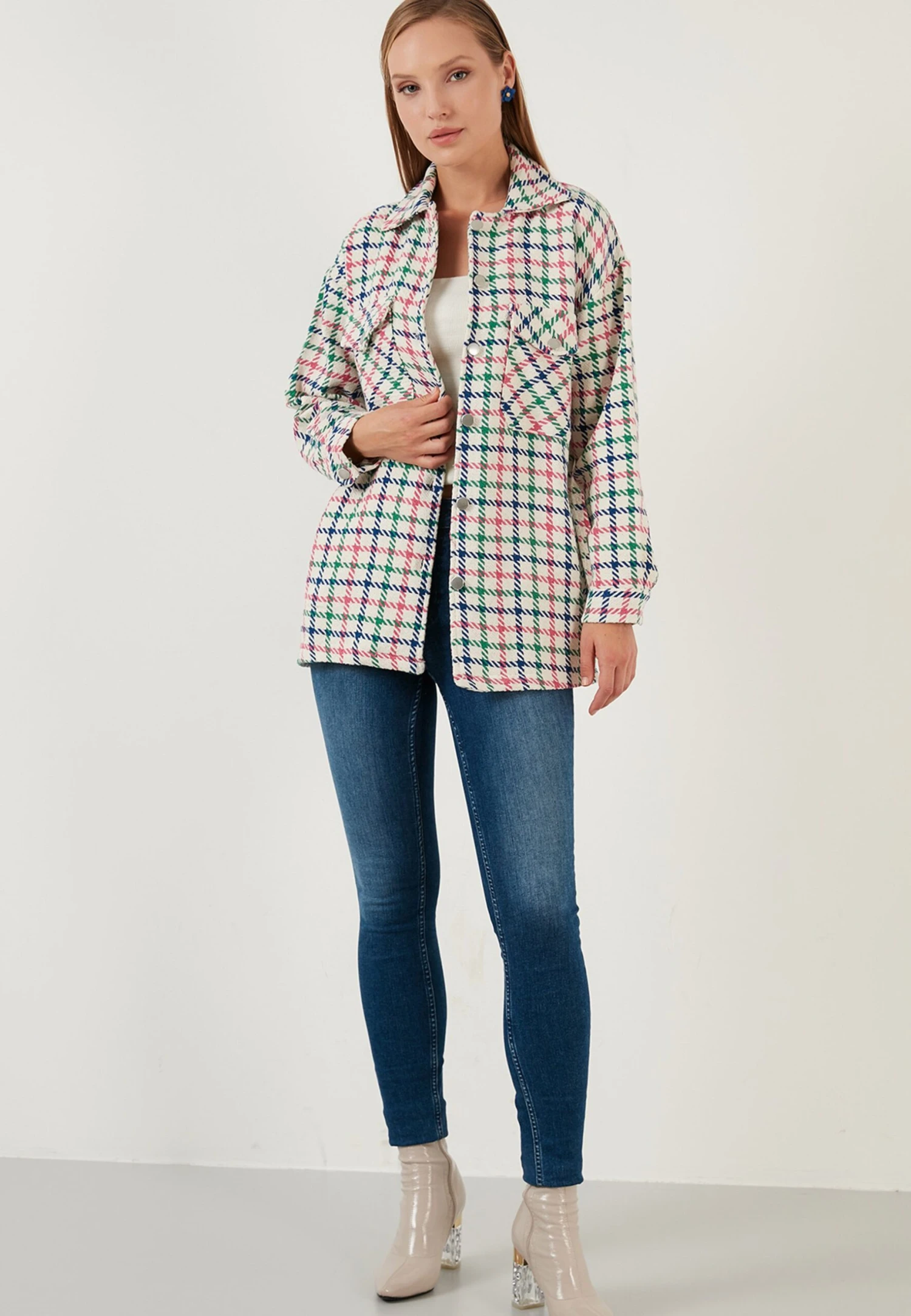 LELA Regular FitGiacca Da Mezza StagioneEcru Donna Giacche E Blazer L6S21G00L-K11 2 LELA Regular FitGiacca Da Mezza StagioneEcru Donna Giacche E Blazer L6S21G00L-K11 - immagine 2