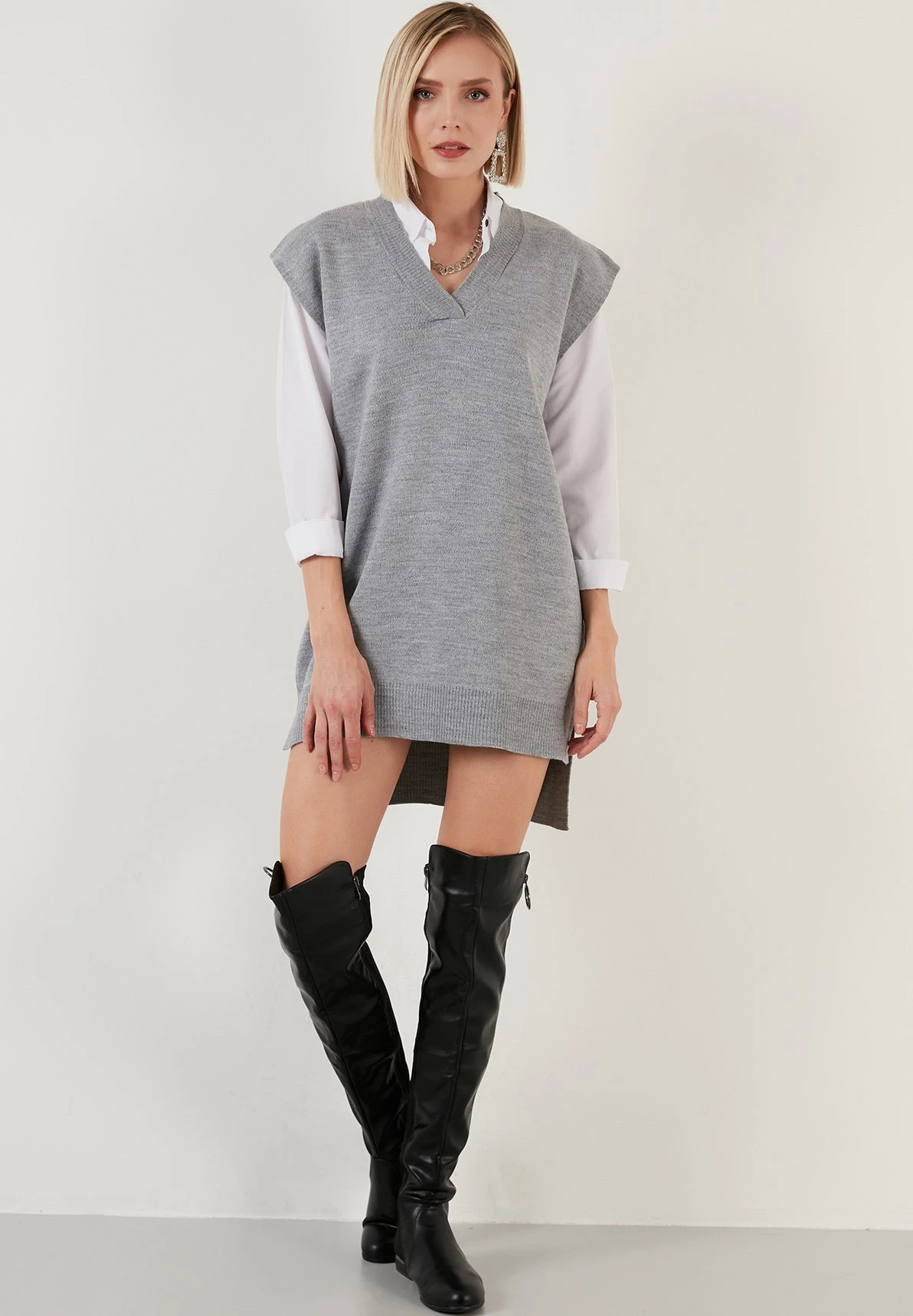 LELA T-Shirt BasicGrey Donna T-shirt E Top L6S21D02B-C11 5 LELA T-Shirt BasicGrey Donna T-shirt E Top L6S21D02B-C11 - immagine 5