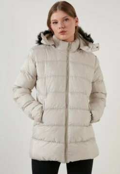 LELA Cappotto InvernaleStone Colored Donna Cappotti L6S21U00H-C11 -Lela 37ab5fcba1524ed7bde9e2dc9c873a83