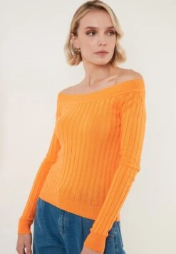 LELA Regular FitMaglioneOrange Donna Maglieria L6S21I037-H11 -Lela 3825537077bd4516873e040012b8c6b3