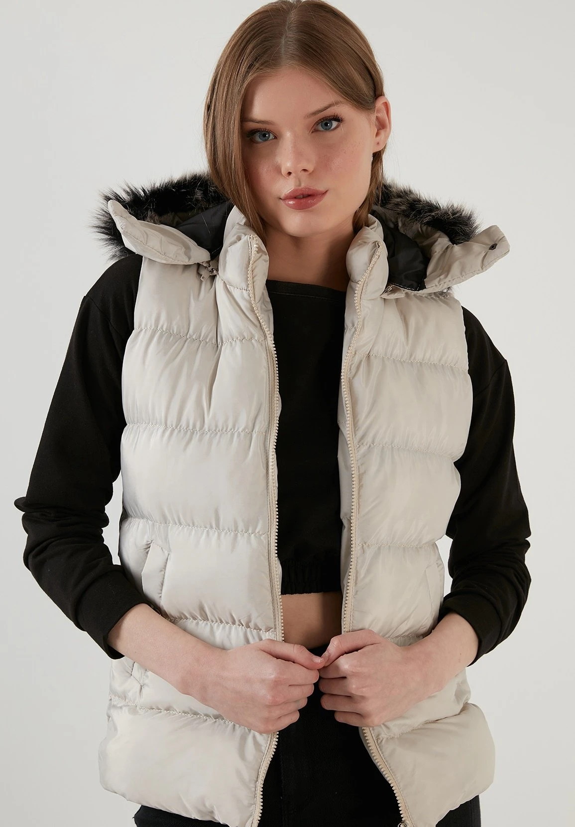 LELA Slim FitSmanicatoStone Colored Donna Giacche E Blazer L6S21G001-C11 6 LELA Slim FitSmanicatoStone Colored Donna Giacche E Blazer L6S21G001-C11 - immagine 6