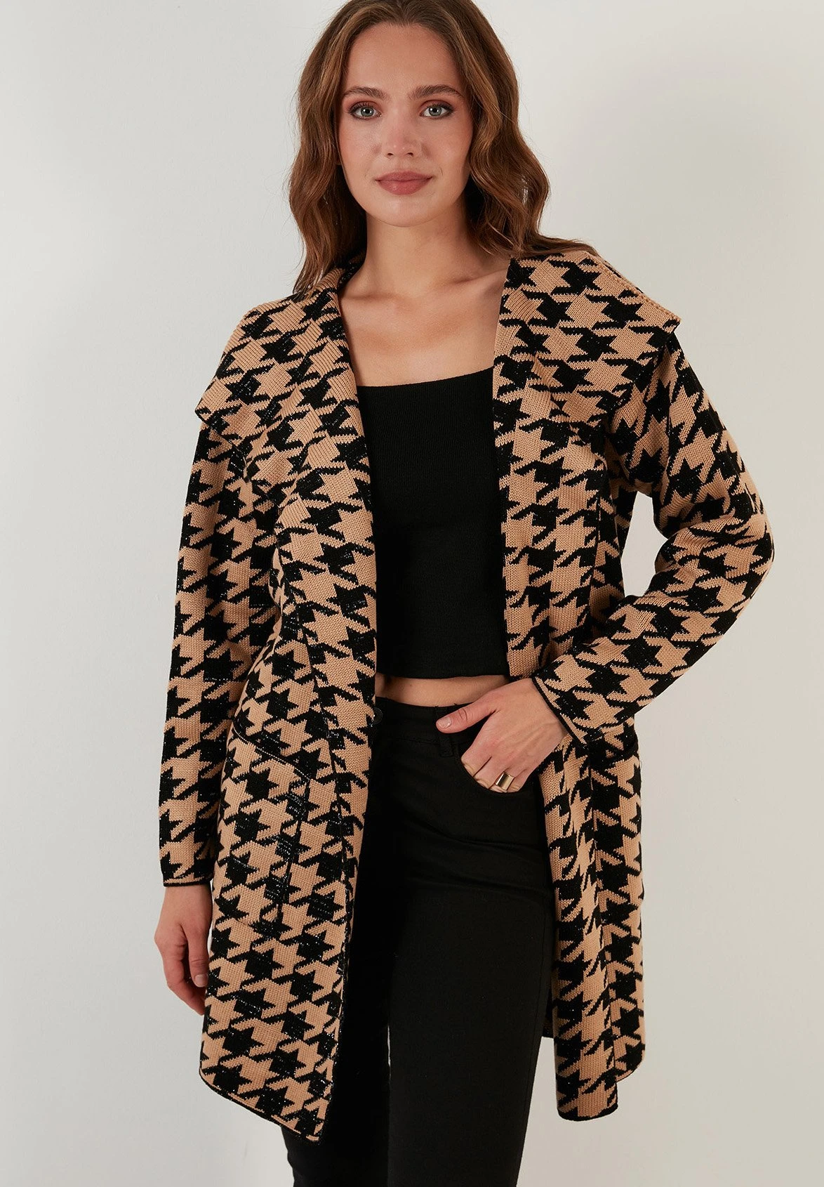 LELA Regular FitCardiganBlackmink Donna Maglieria L6S21I02H-O12 4 LELA Regular FitCardiganBlackmink Donna Maglieria L6S21I02H-O12 - immagine 4