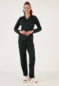 LELA Regular FitPigiamaGreen Donna Intimo Notte E Loungewear L6S81P00S-M11