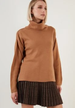 LELA Regular FitMaglioneCaramel Donna Maglieria L6S21I032-O11 -Lela 3935cd96044a4abfb06c3c8735b02189