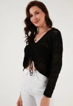 LELA Regular FitMaglioneBlack Donna Maglieria L6S21I030-Q11 -Lela 3981cf200da640e9863f83d75bed552f