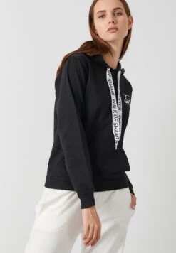 LELA Slim FitFelpa Con CappuccioBlack Donna Felpe L6S21J006-Q11 -Lela 3a49980b117e4d6ca3d829039b8eb980