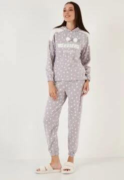 LELA Regular Fit SetPigiamaGrey Donna Intimo Notte E Loungewear L6S81P012-C11