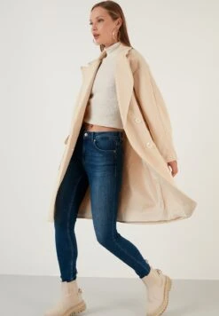 LELA Loose FitCappotto ClassicoStone Donna Cappotti L6S21U01S-B11 -Lela 3b3c292796cc4bd4bfd9cc4d9bb671b4