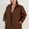 LELA Loose FitCappotto InvernaleBrown Donna Cappotti L6S21U01I-O11