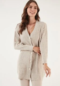 LELA Cardigan - Stone