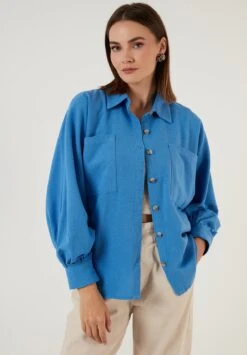 LELA CamiciaBlue Donna Camicie E Bluse L6S21E041-K11