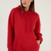 LELA Regular FitFelpa Con CappuccioRed Donna Felpe L6S21J00E-G11