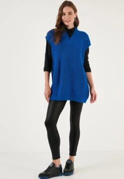 LELA V Neck MaglioneRoyal Blue Donna Maglieria L6S21I027-K11 -Lela 3f40c905cfe24b87a5da9e674fb7d36b