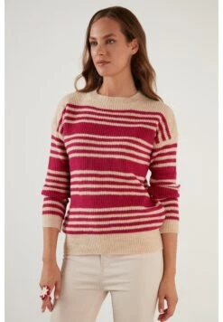 LELA Regular FitMaglioneBeige Fuchsia Donna Maglieria L6S21I02O-J11 -Lela 3f5ed5aea412422ca77c1df00c6a7848