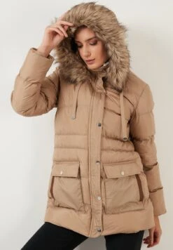 LELA Regular FitCappotto InvernaleDark Beige Donna Cappotti L6S21U01N-B11 -Lela 3ff274024a184a879c04a4c0a8bde430