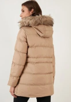 LELA Regular FitCappotto InvernaleDark Beige Donna Cappotti L6S21U01N-B11 -Lela 4001f33697474dc3bbac37e5c603e60c