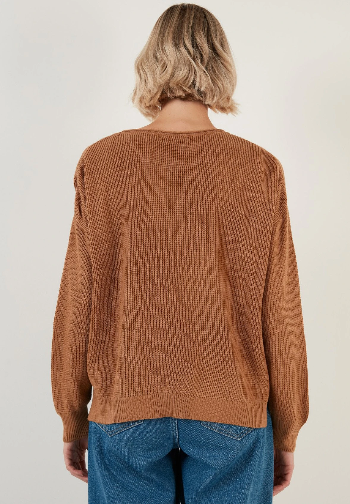 LELA MaglioneCaramel Donna Maglieria L6S21I03A-O11 3 LELA MaglioneCaramel Donna Maglieria L6S21I03A-O11 - immagine 3