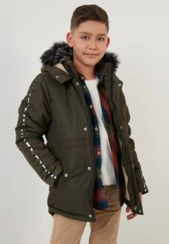 LELA Regular FitGiacca InvernaleLight Khaki Bambini Abbigliamento Outwear L6S24L00F-N11 5 LELA Regular FitGiacca InvernaleLight Khaki Bambini Abbigliamento Outwear L6S24L00F-N11 -Lela 41273567f8f64b28b5963203c8e550cc