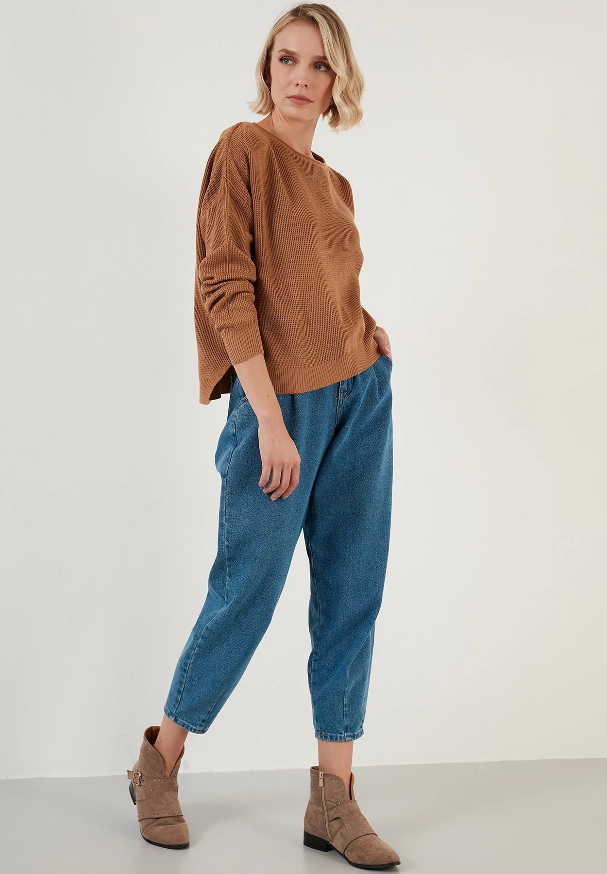 LELA MaglioneCaramel Donna Maglieria L6S21I03A-O11 6 LELA MaglioneCaramel Donna Maglieria L6S21I03A-O11 - immagine 6