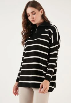 LELA MaglioneBlack/Light Stone Donna Maglieria L6S21I05C-Q11 10 LELA MaglioneBlack/Light Stone Donna Maglieria L6S21I05C-Q11 -Lela 42856919149a47f8943a0764575cd1f3