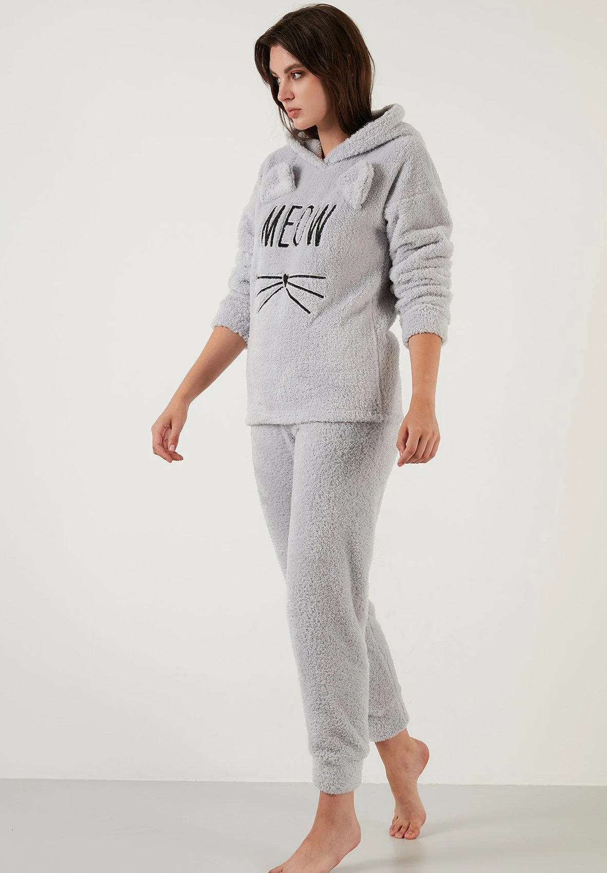 LELA Regular FitPigiamaGrey Donna Intimo Notte E Loungewear L6S81P001-C11 4 LELA Regular FitPigiamaGrey Donna Intimo Notte E Loungewear L6S81P001-C11 - immagine 4