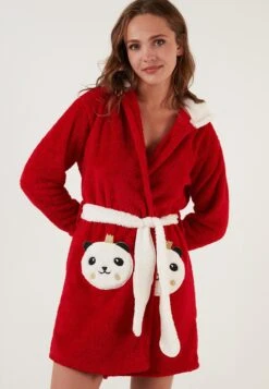 LELA Regular FitAccappatoioRed Donna Intimo Notte E Loungewear L6S81P00B-G11