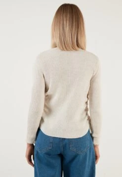 LELA Regular FitMaglioneEcru Donna Maglieria L6S21I040-A11 -Lela 44f84198faa349efaf1f4b7cea863b15