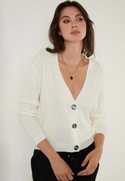 LELA Regular FitCardiganEcru Donna Maglieria L6S21I02A-A11 10 LELA Regular FitCardiganEcru Donna Maglieria L6S21I02A-A11 -Lela 4521c7fd65c049c78b3ac57327d7cbb6