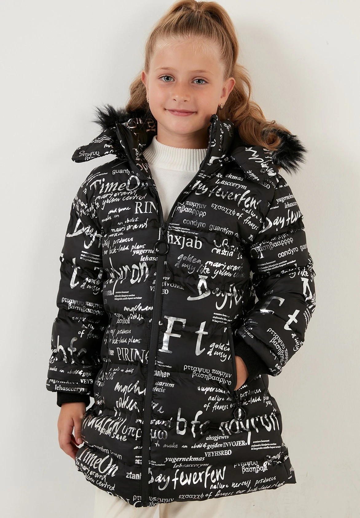 LELA Regular FitCappotto InvernaleBlack Bambini Abbigliamento Outwear L6S23L00F-Q11 1 LELA Regular FitCappotto InvernaleBlack Bambini Abbigliamento Outwear L6S23L00F-Q11