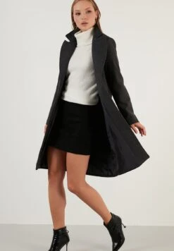 LELA Regular FitCappotto ClassicoAnthracite Donna Cappotti L6S21U01G-Q11 -Lela 4549e0f61d7444fab13386a903659009