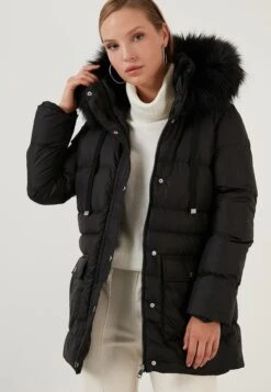 LELA Regular Fit - Cappotto Invernale - Black -Lela 45e1cd37ce6a4bd4baebbe89219a5183