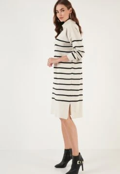 LELA Abito In Maglia - Cream/Black 9 LELA Abito In Maglia - Cream/Black -Lela 4611812cdad14c7aabb78c49edefdbb9